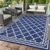 Outdoor Rug, Waterproof Reversible Patio Carpet,  Print Camping Rug, Geometric RV Mat for Deck, Balcony, Picnic & Beach - 2 of 4