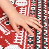 Christmas Area Rug Washable Xmas Holiday Decorative Accent Rug, Red Green - image 3 of 4