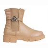 bebe Girl's Fashion Chelsea Boots Ankle Shoes for Kids with Back Quilted Collar - 2 of 4
