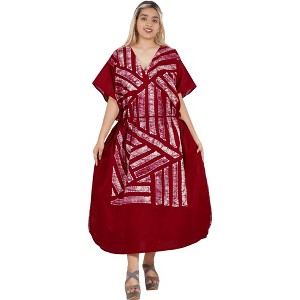 how to choose a flowy dress for beach ceremony Wanderlustulum Cotton Beach Kaftan Dress Maxi Tulum Dress Cover-Up |
