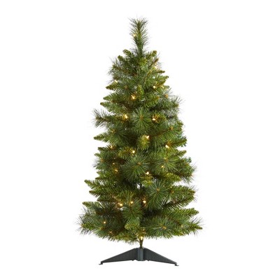 Nearly Natural 3’ New Haven Pine Prelit LED Artificial Christmas Tree