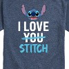 Men's - Lilo and Stitch - I Love Stitch Short Sleeve Graphic T-Shirt - 2 of 4