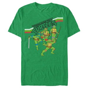 Men's Teenage Mutant Ninja Turtles Group Poses T-Shirt - 1 of 3