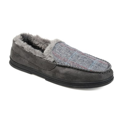 Vance Co. Winston Moccasin Slippers Grey 13 : Target