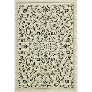 Courtyard CY2098 UV & Stain Resistant Non-Shedding Power Loomed Indoor/Outdoor Rugs - Safavieh - 1 of 4