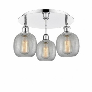 Belfast - 3 Light Flush Mount In Industrial Style-9.5 Inches Tall and 17.75 Inches Wide - 1 of 1