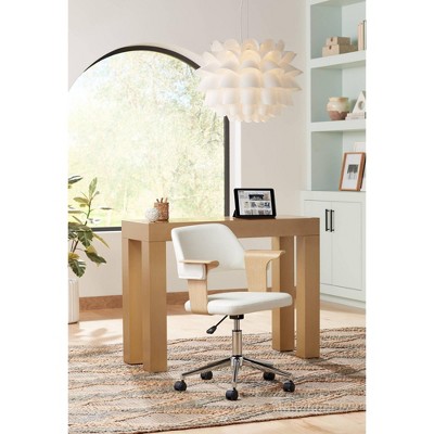 Modern Blooming Flower White Pendant Light