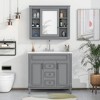 Versatile Bathroom Vanity with Sink: Elevate Your Space with Clean Lines and Contemporary Style in Any Finish - 3 of 4