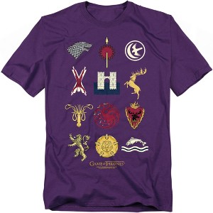 Game Of Thrones House Sigils Adult T-Shirt - 1 of 4
