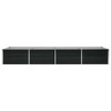 vidaXL Garden Raised Bed Galvanized Steel, Garden Planter for Flowers, Raised Flower Bed, Weather-resistant - 3 of 4