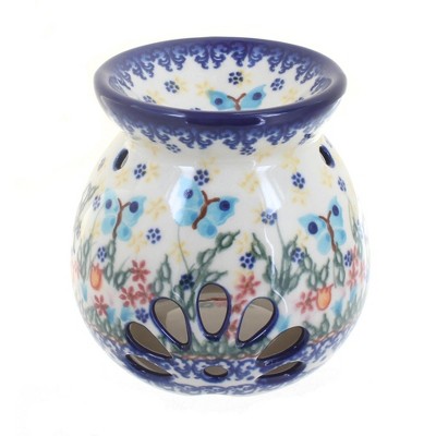 Blue Rose Polish Pottery Garden of Eden Aromatic Warmer