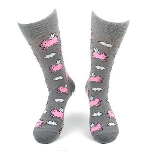 Flying Pigs Socks   from the Sock Panda (Men's Sizes, Adult Large) - 1 of 2