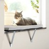 Sandinrayli Cat Window Seat Wall Mount Perch House, Heavy Duty Cat Bed Shelves Furniture, Grey - 3 of 4