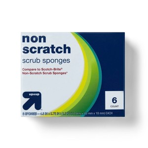 Non-Scratch Scrub Sponges - 6ct - up&up™ - 1 of 3