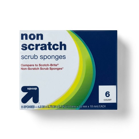 Non-Scratch Scrub Sponges - 6ct - up&up™ - image 1 of 3