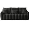 GDFStudio Miri Contemporary 78'' 3-Seater Teddy Upholstered Sofa with Pillows - 4 of 4