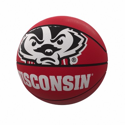 NCAA Wisconsin Badgers Mascot Official-Size Rubber Basketball