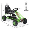 Costway Kids Pedal Go Kart 4 Wheel Ride On Toys w/ Adjustable Seat & Handbrake - 3 of 4