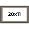 PosterPalooza | Weathered Black Picture Frame - UV Acrylic, Backing Board, Hanging Hardware Included - 2 of 4