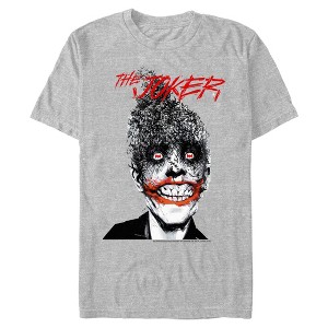 Batman Mens Joker Scary Bat Portrait Short Sleeve T-Shirt : Target