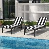 Crestlive Products Patio Outdoor Chaise Lounge Cushion Beige 2 PC - 2 of 4