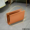 Fabulaxe 16-Inch Magazine Holder, Letter and Document Organizer for Desktop and Home Office – for Organizing Books, Newspapers, and Swaddle Blankets - 2 of 4