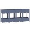 vidaXL Raised Bed 63"x15.7"x28" Polypropylene - 2 of 4