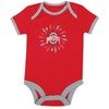NCAA Ohio State Buckeyes Infant Boys' 3pk Bodysuit - 2 of 4