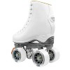 Crazy Skates Celebrity Art Roller Skates For Women And Girls - Classic High White Artistic Quad Skate - 2 of 4