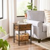 VASAGLE Nightstands Set of 2, Bedside Tables with Drawer, Side Tables, End Tables - 2 of 4