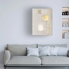 Canvas Wall Art - Vanna Lam 'Golden Ishi II' Wall Art for Living Room, Bedroom, or Office Décor by Trademark Fine Art - 14 x 19 Inches - 3 of 4