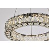 Elegant Lighting Monroe 1 - Light Pendant in  Black - 4 of 4