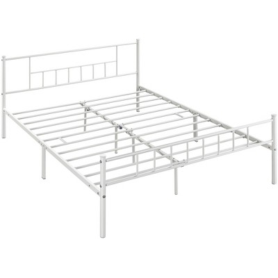 Yaheetech Basic Metal Bed Frame with Headboard and Footboard