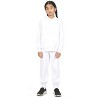 EVERYDAY KIDS All-Season White Pullover Hoodie – Warm Fleece Sweatshirt with Hood – Ideal for School, Outdoor Play, or Travel – Girls Hoodie - 3 of 4