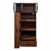 ORRD 70.87" Tall Kitchen Pantry Cabinet with Glass Door, Pull-Out Storage, Drawer & Microwave Stand - 4 of 4