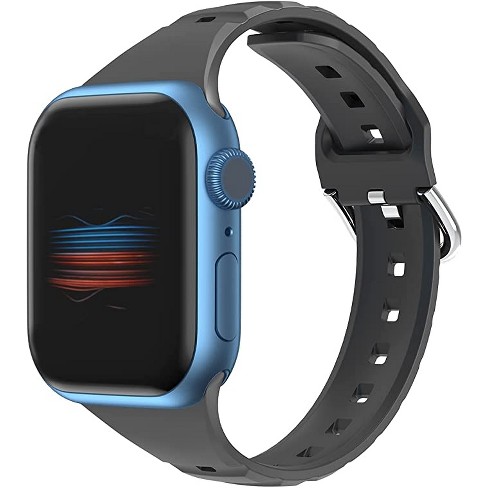 Slim silicone apple online watch band