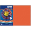 Tru-Ray Construction Paper, Heavyweight, Orange, 12" x 18", 50 Sheets Per Pack, 5 Packs - 2 of 4