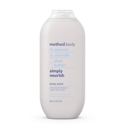 Method Men Body Wash, Sea + Surf, Paraben and Phthalate Free, 18 FL Oz  (Pack of 3),Softening