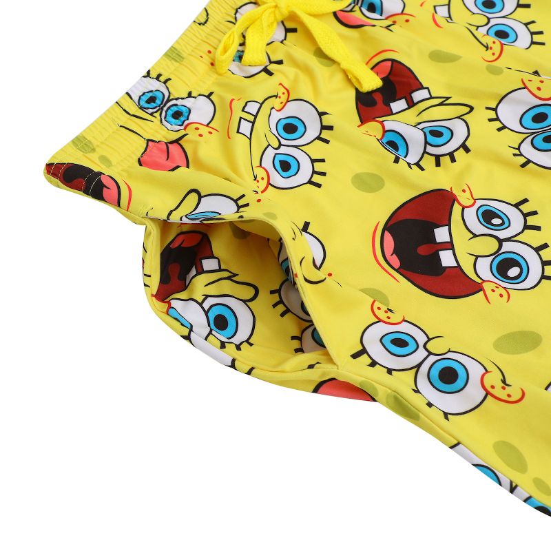 SpongeBob SquarePants Yellow Adult Womens Sleep Pants, 2 of 4