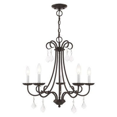 Livex Lighting Daphne 5 - Light Chandelier in  English Bronze