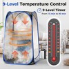 Tangkula Portable Home Sauna Full Body Steam Sauna Tent w/ 3L Steam Generator - 4 of 4
