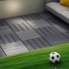 KTMBDW Plastic Interlocking Deck Tiles, 44 Pack , 12"x12" Waterproof Outdoor Flooring All Weather Use, Patio Floor Decking Tiles for Porch Backyard - 3 of 4