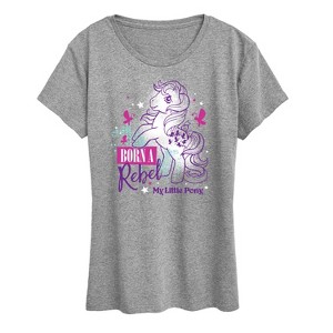 Women's - My Little Pony - Born A Rebel Short Sleeve Graphic T-Shirt - 1 of 4