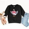 Valentine Goose Coquette - Toddler Graphic Sweatshirt - 3 of 4
