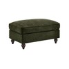 PAGED 35.4" Chenille Fabric Ottoman, Modern Modular Footstool with Detachable Skirt, Entryway Shoe Bench for Living Room, Bedroom - 4 of 4
