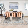 Washable Boho Area Rug, Non-Slip Low Pile Vintage Carpet, Soft Accent Floor Cover for Living Room or Bedroom - 3 of 4