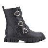 Olivia Miller Girl's Love Me Combat Boots - 2 of 4