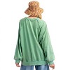 Women's Kangaroo Pocket Terry Pullover - Easel - 2 of 2