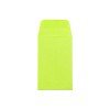 JAM Paper #1 Coin Business Colored Envelopes 2.25 x 3.5 Ultra Lime Green Bulk 1000/Carton - 2 of 4