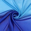INSPIRE CHIC Women's Contrast Color Square Gradient Colorful Satin Silky Neck Scarves 1Pc - 4 of 4